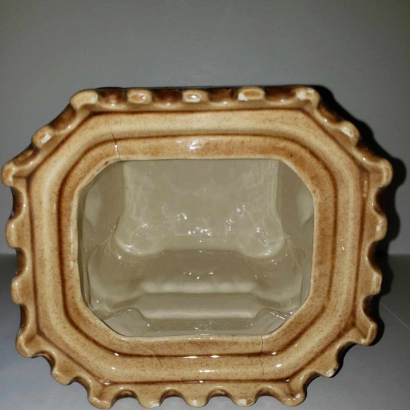 Vintage MCM Royal Sealy Japan Castle Medieval Brown Cookie Jar - Picture 9 of 10